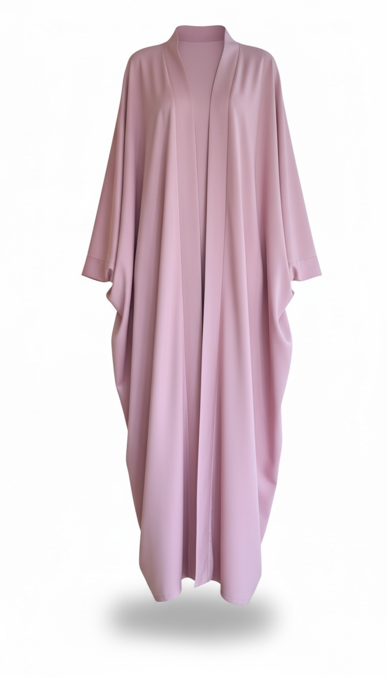Ash Al Shab – Luxury Jacket Abaya Set in Armani Satin (Jacket + Inner)