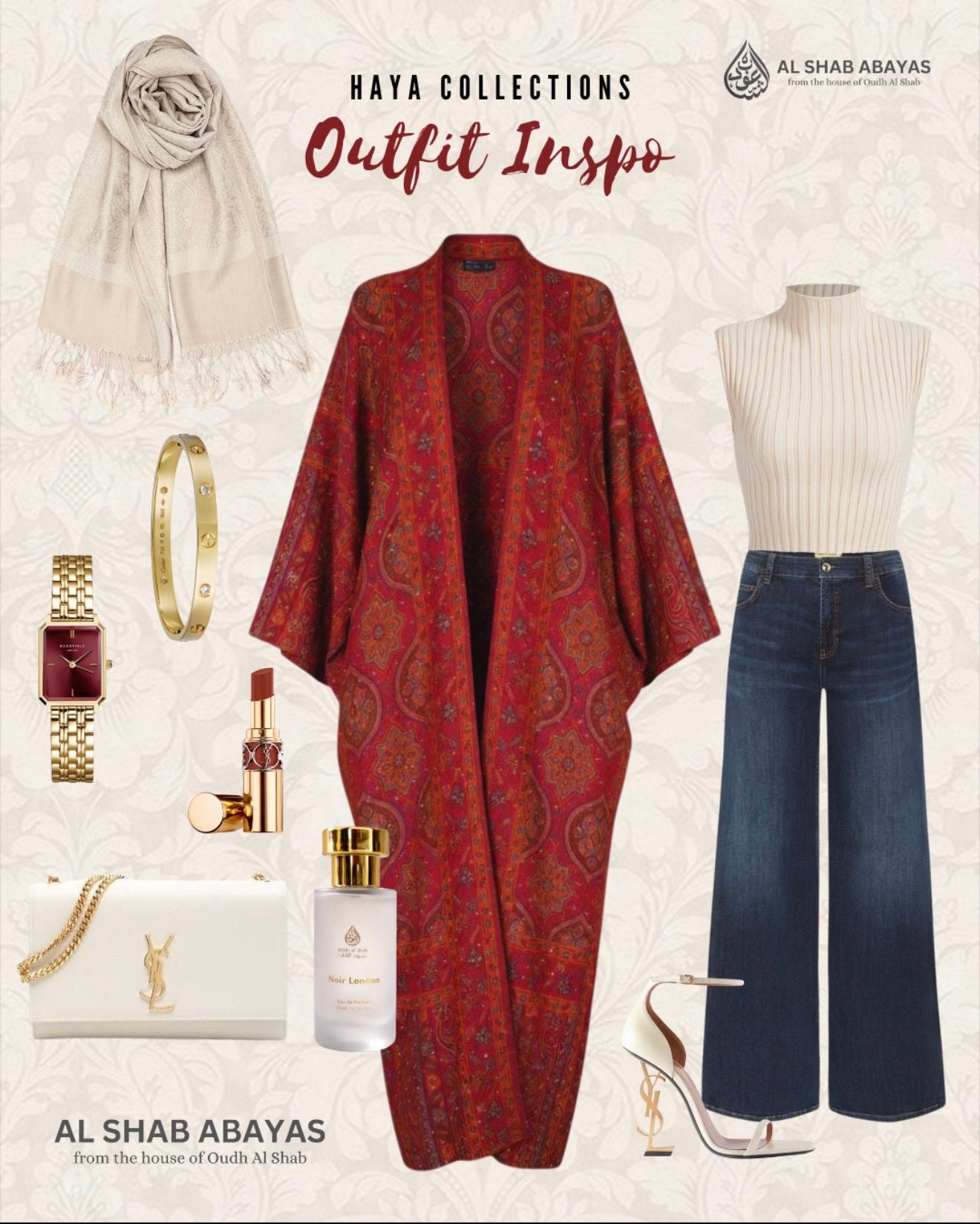 Haya Al Shab | Pashmina Abaya