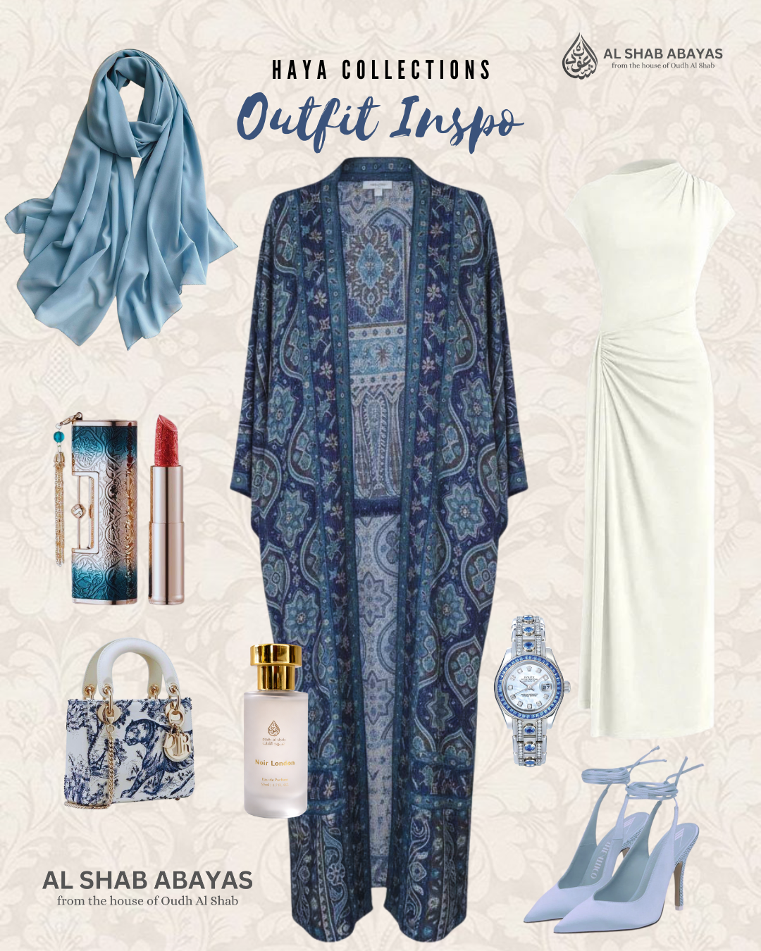 Haya Al Shab | Pashmina Abaya