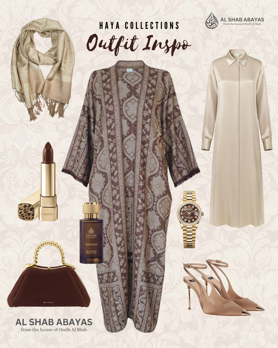 Haya Al Shab | Pashmina Abaya