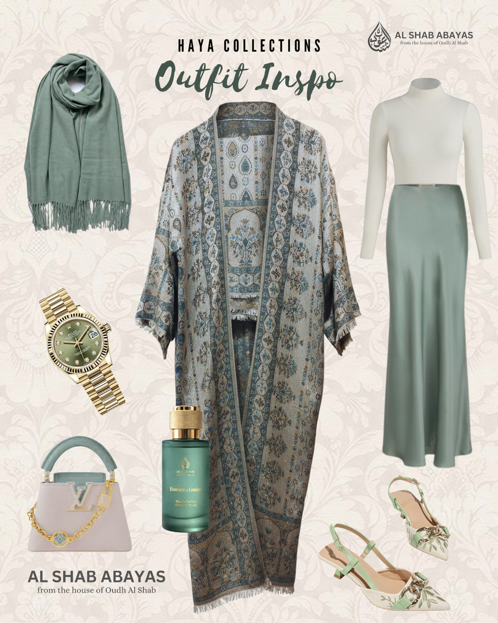 Haya Al Shab | Pashmina Abaya
