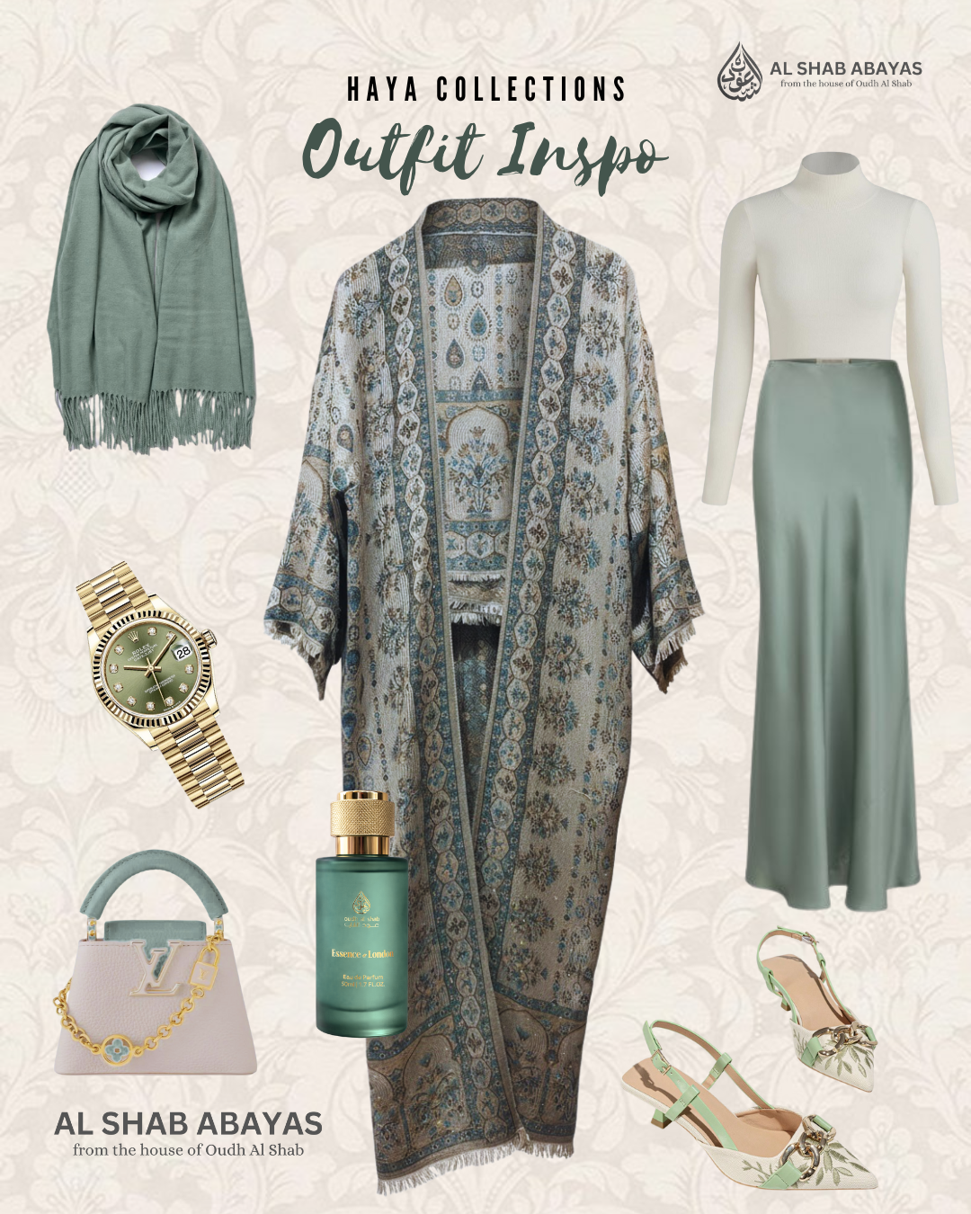 Haya Al Shab | Pashmina Abaya