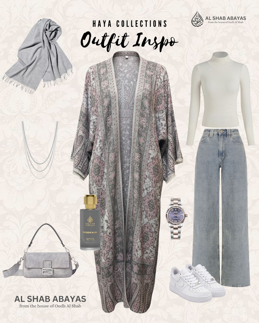 Haya Al Shab | Pashmina Abaya